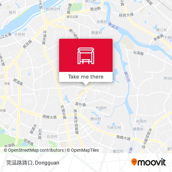 莞温路路口 map