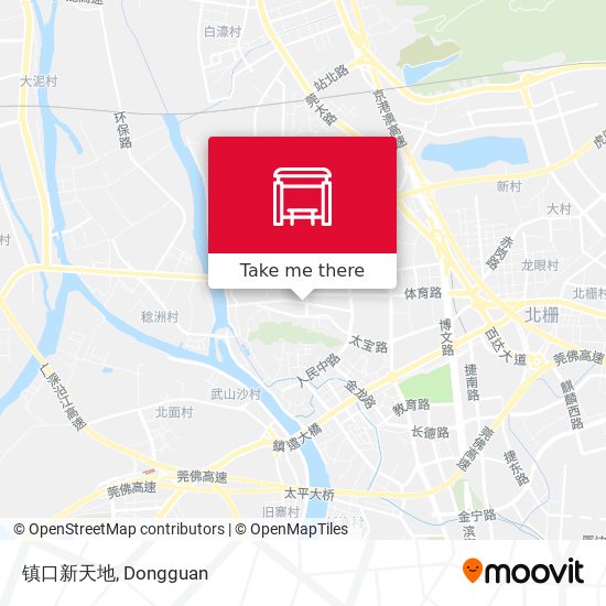镇口新天地 map