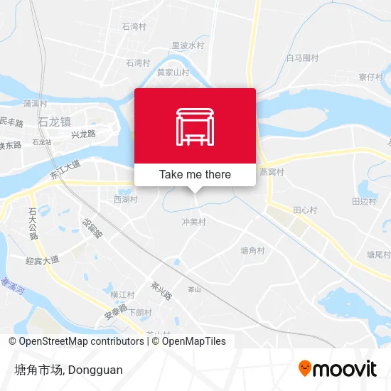 塘角市场 map