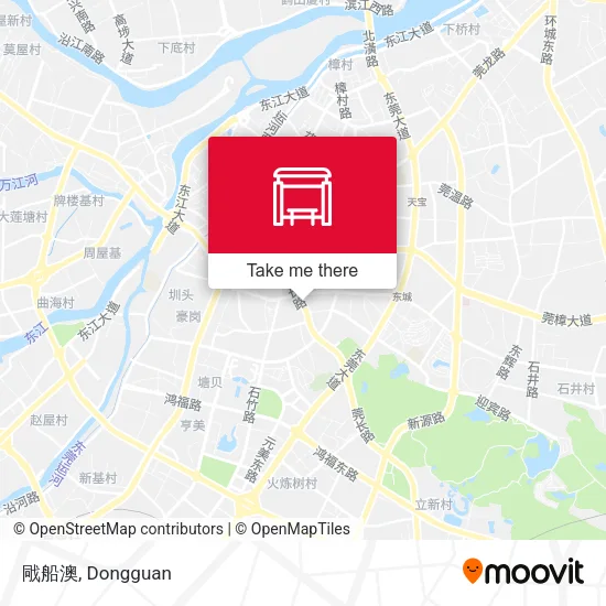 戙船澳 map