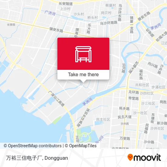 万裕三信电子厂 map