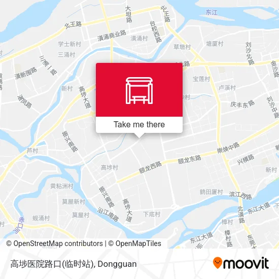 高埗医院路口(临时站) map