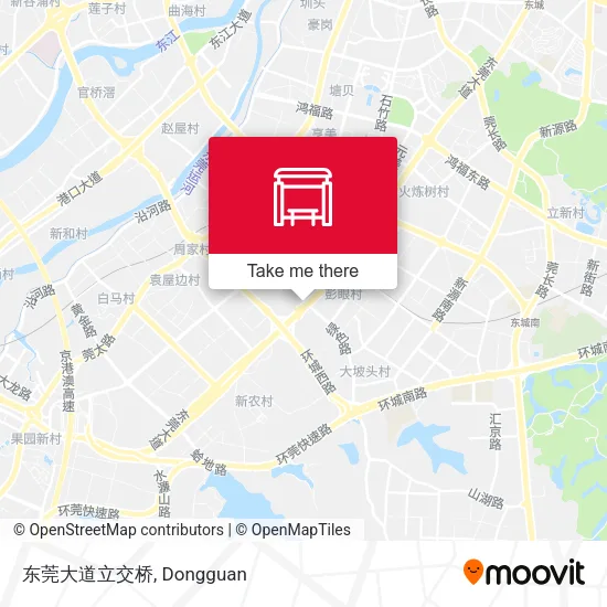 东莞大道立交桥 map