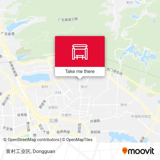 黄村工业区 map