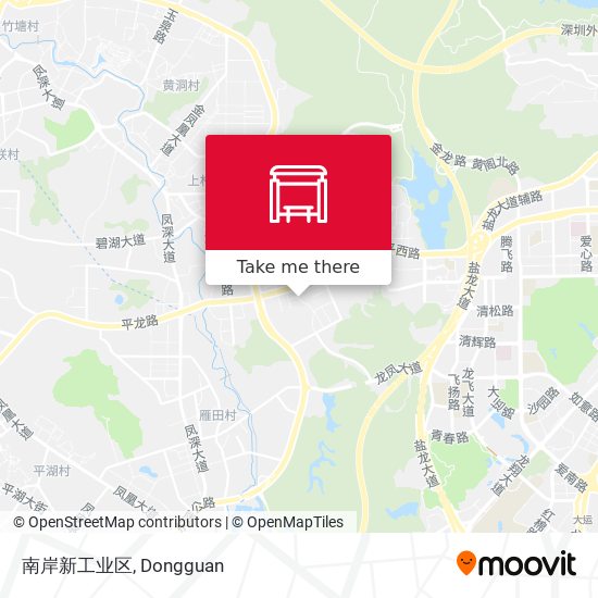 南岸新工业区 map
