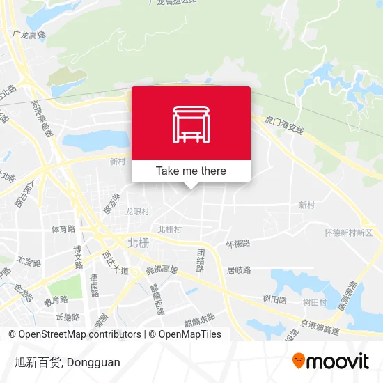 旭新百货 map