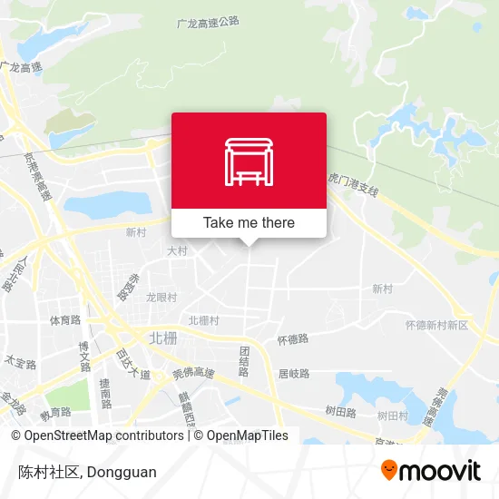 陈村社区 map