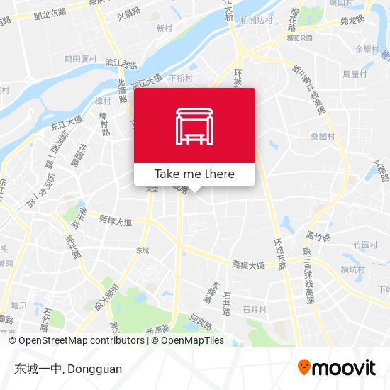 东城一中 map