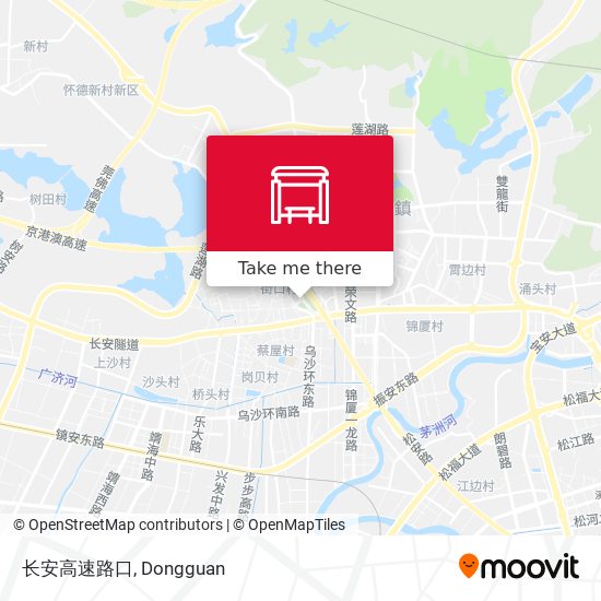 长安高速路口 map