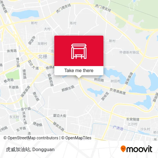 虎威加油站 map