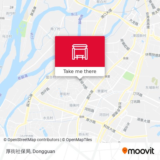 厚街社保局 map