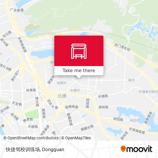 快捷驾校训练场 map