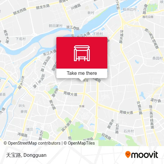 天宝路 map