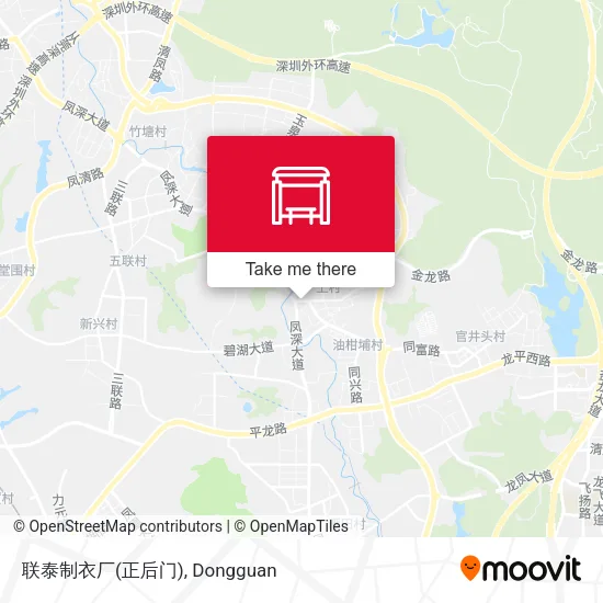联泰制衣厂(正后门) map