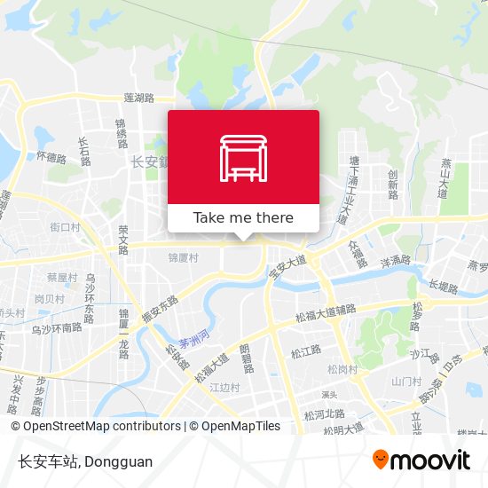 长安车站 map
