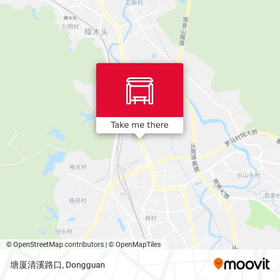 塘厦清溪路口 map