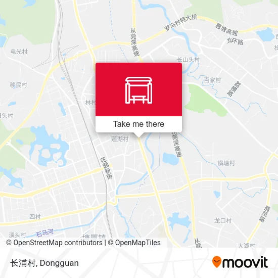 长浦村 map