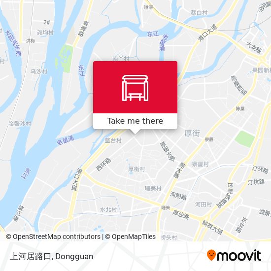 上河居路口 map