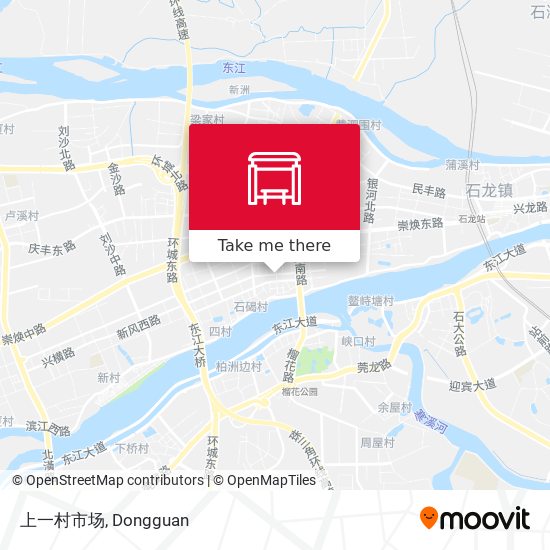 上一村市场 map