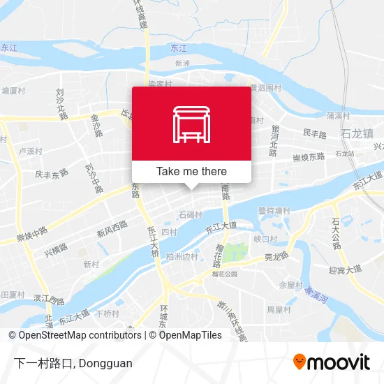 下一村路口 map