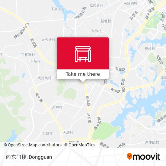 向东门楼 map