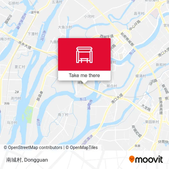 南城村 map