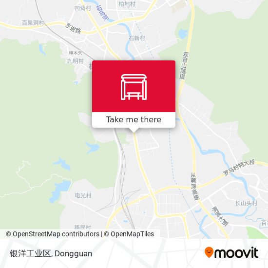 银洋工业区 map