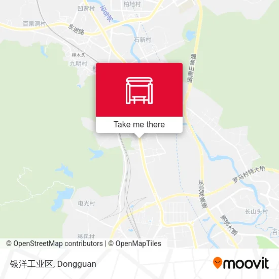 银洋工业区 map