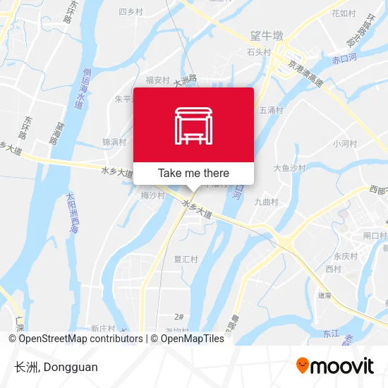 长洲 map
