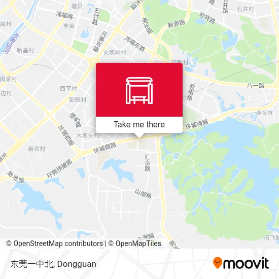 东莞一中北 map