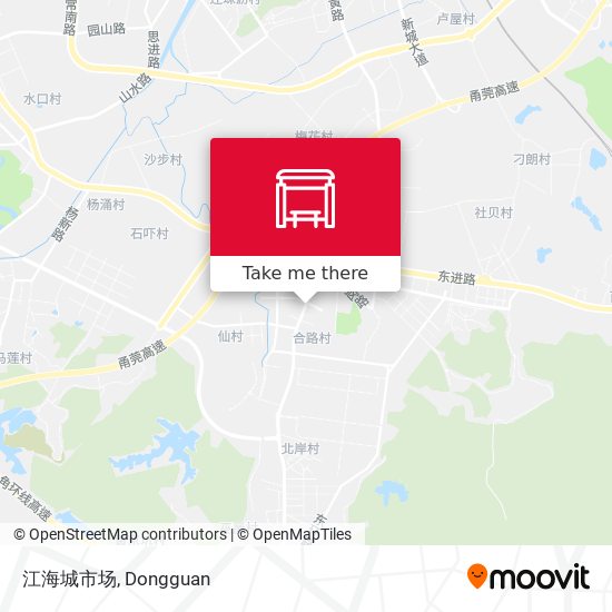 江海城市场 map