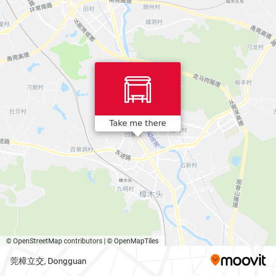 莞樟立交 map