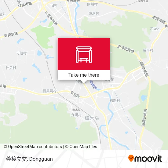 莞樟立交 map