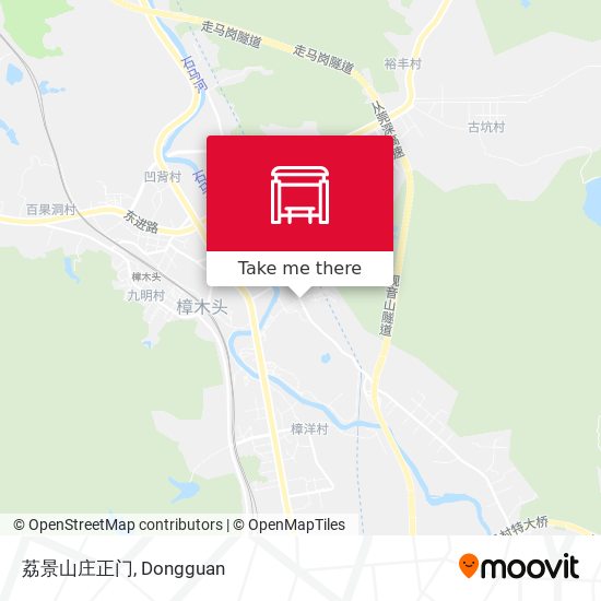 荔景山庄正门 map