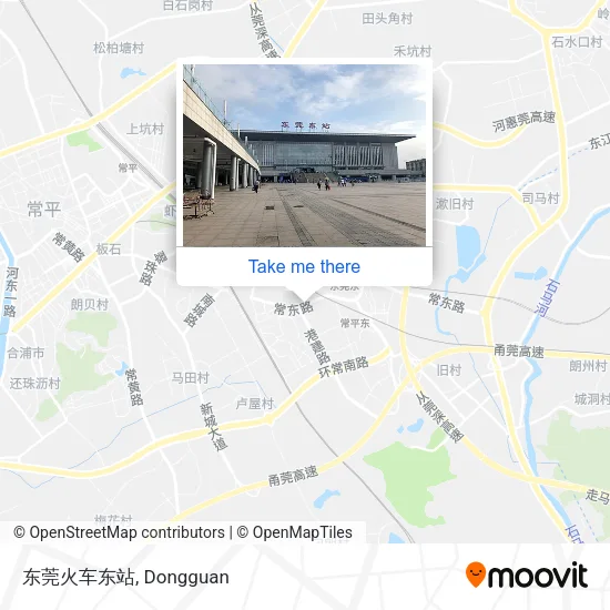 东莞火车东站 map