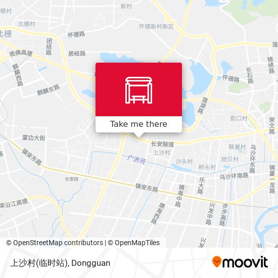 上沙村(临时站) map