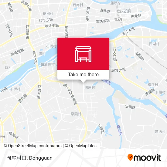 周屋村口 map