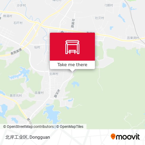 北岸工业区 map