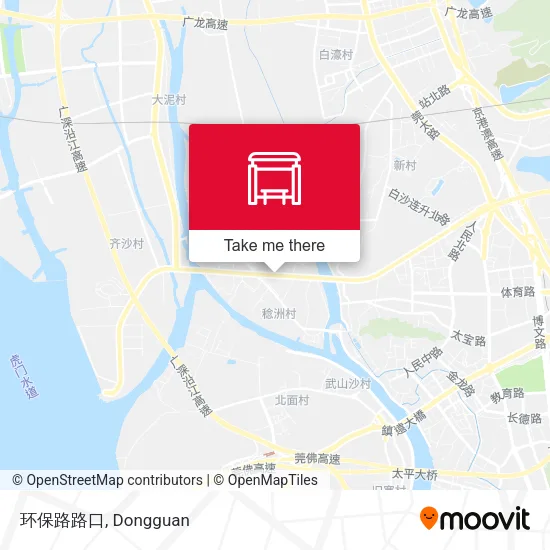 环保路路口 map