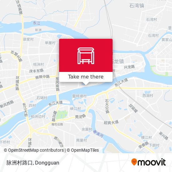 脉洲村路口 map