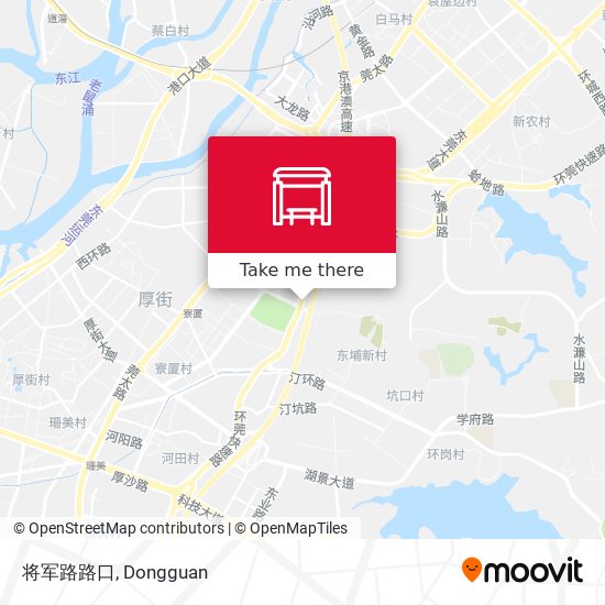 将军路路口 map