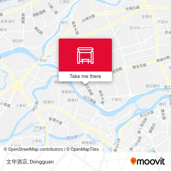文华酒店 map