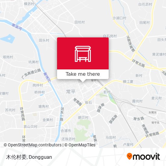 木伦村委 map