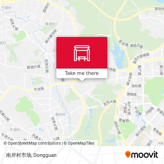 南岸村市场 map