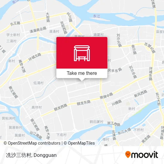 冼沙三坊村 map