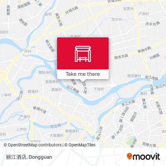 丽江酒店 map