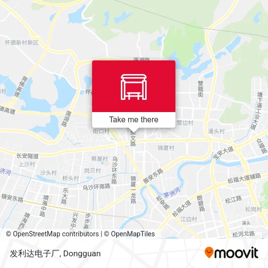 发利达电子厂 map