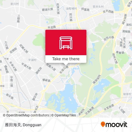 雁田海关 map