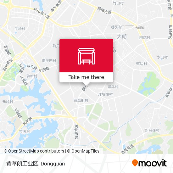 黄草朗工业区 map
