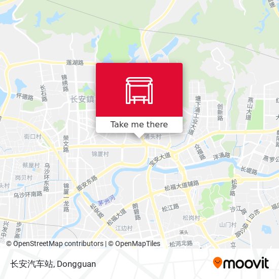 长安汽车站 map